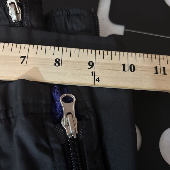 NBA Los Angeles Lakers Athletic Pants Mens Size 2XL Zip Sides Swishy Pants Black - Picture 9 of 9